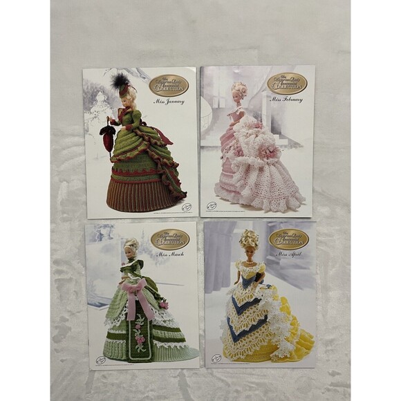 Annies Calendar Doll Society Victorian Lady Centennial Crochet Pattern Barbie - Picture 3 of 5